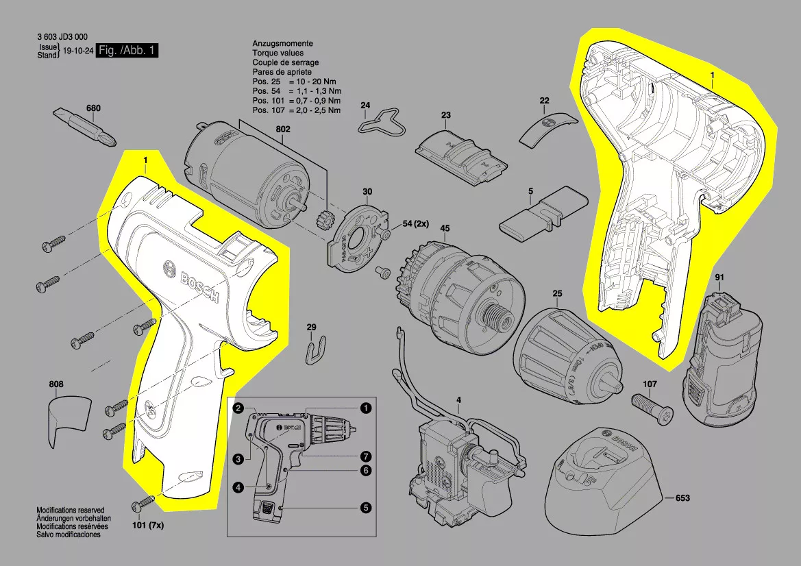 Coquille réf. 1 605 806 5XW Bosch